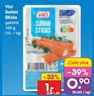 Surimi Sticks von Vici für 0,90 € bei Netto Marken-Discount im Angebot Surimi Sticks von Vici im aktuellen Netto Marken-Discount Prospekt