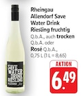 EDEKA - Save Water Drink Riesling fruchtig Angebot im Prospekt Save Water Drink Riesling fruchtig bei EDEKA im Prospekt für 6,49 €