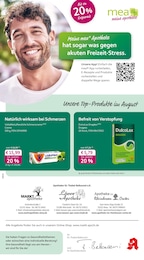 mea - meine apotheke Prospekt für Alzey mit 4 Seiten mea - meine apotheke Prospekt für Alzey: "Unsere August-Angebote", 4 Seiten, 01.08.2026 - 31.08.2026