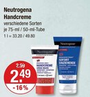 Handcreme Creme Mains im V-Markt Prospekt Handcreme Creme Mains von Neutrogena im aktuellen V-Markt Prospekt für 2,49 €