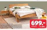 Massivholzbett „BE-0850“ im Segmüller Prospekt Massivholzbett „BE-0850“ im aktuellen Segmüller Prospekt für 699,00 €
