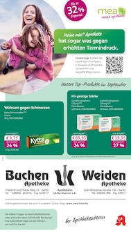 mea - meine apotheke Prospekt der KW 38 "Unsere September-Angebote" Aktueller mea - meine apotheke Prospekt "Unsere September-Angebote" Seite 1 von 4 Seiten
