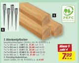 Vierkantpfosten im toom Baumarkt Prospekt Vierkantpfosten von im aktuellen toom Baumarkt Prospekt für 4,49 €