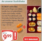 Aktuelle Lachs Angebote bei GLOBUS in Salzgitter Aktuelles Lachs-Box Angebot bei GLOBUS in Salzgitter ab 9,99 €