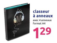 Action Le Havre - classeur à anneaux Promo classeur à anneaux dans le catalogue Action "Petits prix, grands sourires" à Le Havre