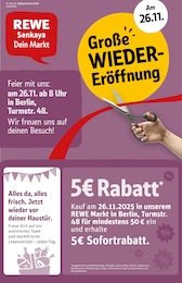 REWE Prospekt "Dein Markt" für Berlin, 30 Seiten, 24.11.2025 - 29.11.2025