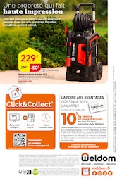 Prix et réduction Nettoyeur Haute-Pression dans le prospectus Weldom en cours Offre Nettoyeur Haute-Pression dans le catalogue Weldom du moment à la page 24