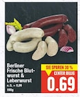 Berliner Frische Blutwurst & Leberwurst im aktuellen E center Prospekt