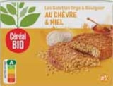 Galettes bio orge & boulgour au chèvre & miel - CÉRÉAL BIO en promo chez Intermarché Galettes bio orge & boulgour au chèvre & miel - CÉRÉAL BIO dans le catalogue Intermarché