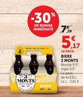 Bière - 3 Monts dans le catalogue Super U