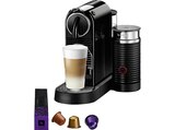 Milchaufschäumer im MediaMarkt Saturn Prospekt Nespresso CitiZ & milk EN267.BAE, stylisch schlankes Design auch für hohe Gläser, inklusive Milchaufschäumer, einfache Bedienung, Kapselmaschine Schwarz von DELONGHI im aktuellen MediaMarkt Saturn Prospekt für 172,99 €