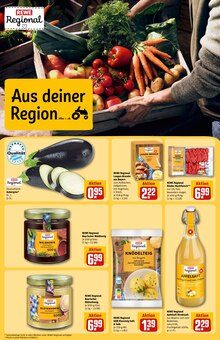Rindfleisch im REWE Prospekt "Dein Markt" mit 30 Seiten (Augsburg)