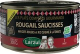 Rougail saucisses bleu blanc cœur haricots rouges et riz cuisiné à la tomate - LARZUL en promo chez Intermarché Super Saint-Nazaire à 1,99 €