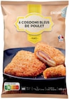 Picard Villeneuve-le-Roi - Promo 6 cordons bleus de poulet Promo 6 cordons bleus de poulet à 7,99 € dans le catalogue Picard à Villeneuve-le-Roi