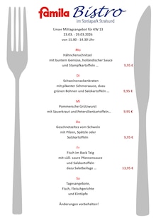 Aktueller famila Nordost Stralsund Prospekt famila Nordost Stralsund Prospekt "Aktuelle Angebote" mit 1 Seite