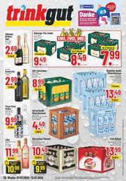 Getränkemarkt Prospekt von Trinkgut Wermelskirchen Trinkgut Prospekt: "Aktuelle Angebote", 6 Seiten, 07.07.2025 - 12.07.2025