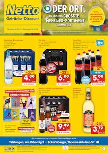 Netto Marken-Discount Prospekt DER ORT, AN DEM DU IMMER AUSGEZEICHNETE PREISE FINDEST. mit 6 Seiten