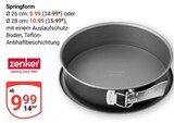Springform Angebote von Zenker bei GLOBUS Bruchsal für 9,99 €