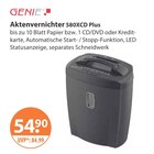 Aktenvernichter 580XCD Plus von GENIE im aktuellen V-Markt Prospekt