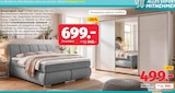 Aktuelle Kleiderschrank Angebote bei Segmüller in Augsburg Aktuelles Boxspringbett „Graz“ Angebot bei Segmüller in Augsburg ab 499,00 €