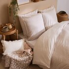 Parure de lit "Vichy" - TEX HOME en promo chez Carrefour Parure de lit "Vichy" - TEX HOME dans le catalogue Carrefour