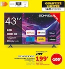 Téléviseur 43" QLED UHD à Hyper U dans Douvres-la-Délivrande Téléviseur 43" QLED UHD à Hyper U dans Douvres-la-Délivrande