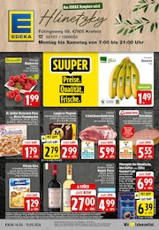 EDEKA Prospekt für Krefeld mit 24 Seiten EDEKA Prospekt für Krefeld: "Aktuelle Angebote", 24 Seiten, 14.09.2026 - 19.09.2026