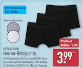 Herren-Retropants von UP2FASHION für 1,33 € bei ALDI Nord im Angebot Herren-Retropants von UP2FASHION im aktuellen ALDI Nord Prospekt