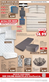 Bettdecke im aktuellen Kaufland Prospekt (Gelsenkirchen) Bettdecke im Kaufland Prospekt "EXTRA-ANGEBOTE" mit 8 Seiten (Gelsenkirchen)