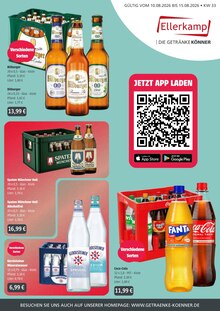 Coca Cola im Getränke Ellerkamp Prospekt "DIE GETRÄNKEKÖNNER" mit 4 Seiten (Osnabrück)