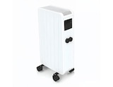 Promo Radiateur à inertie sèche céramique mobile CARRERA 1000 W blanc 67x33x31 cm à 59,00 € dans le catalogue Brico Dépôt à Lorient