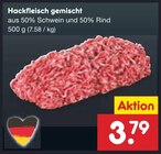 Aktuelles Hackfleisch gemischt Angebot bei Netto Marken-Discount in Nürnberg ab 3,79 €
