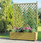 Aktuelles Blumenkasten mit Rankgitter Angebot bei Hagebaumarkt in Karlsruhe ab 69,99 €