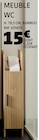 MEUBLE WC - Gifi à Grenoble MEUBLE WC en promo chez Gifi Grenoble à 15,00 €