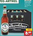 Premium Biere im Angebot bei Netto Marken-Discount in Neustrelitz Premium Biere Angebote von Falkenfelser bei Netto Marken-Discount Neustrelitz für 8,49 €