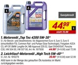 Motorenöl Top Tec 4200 5W-30 Angebote von Liqui Moly bei toom Baumarkt Germering für 39,99 €
