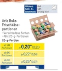 Frischkäse-Portionen von Arla Buko im aktuellen METRO Prospekt