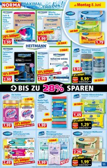 Vollwaschmittel im Norma Prospekt "Mehr fürs Geld" mit 21 Seiten (Nürnberg)
