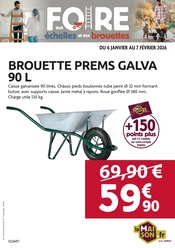 Jardinage Angebote im Prospekt "FOIRE aux échelles et aux brouettes" von LaMaison.fr auf Seite 1