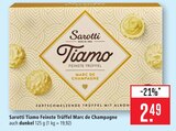 Tiamo Feinstes Trüffel Marc de Champagne Angebote von Sarotti bei Marktkauf Rodgau für 2,49 €