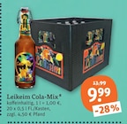 Cola-Mix von Leikeim im aktuellen tegut Prospekt für 9,99 €