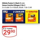 Fusion 5 Angebote von Gillette bei GLOBUS Kaiserslautern für 29,90 €