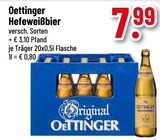 Hefeweißbier im Trinkgut Prospekt Hefeweißbier von Oettinger im aktuellen Trinkgut Prospekt für 7,99 €