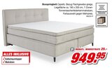 Boxspringbett Capello für 949,95 € bei Möbel AS im Angebot Boxspringbett Capello im aktuellen Möbel AS Prospekt