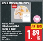 Hähnchenbrustfilet Florida in Aspik von Müller & Müller für 1,89 € bei EDEKA im Angebot Hähnchenbrustfilet Florida in Aspik von Müller & Müller im aktuellen EDEKA Prospekt