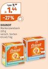 Markenzwieback von BRANDT im aktuellen Müller Prospekt für 1,44 €