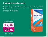 gegen Reizhusten Levodropropizin 6 mg / ml Saft bei mea - meine apotheke im Prospekt "" für 9,95 €