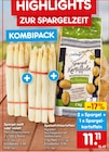 Aktuelles Spargel weiß oder violett oder Speisefrühkartoffeln Angebot bei Netto Marken-Discount in Wuppertal ab 11,11 €