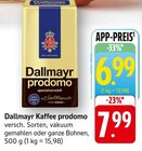 Kaffee prodomo vakuum gemahlen im Angebot bei EDEKA in Lahr Kaffee prodomo vakuum gemahlen Angebote von Dallmayr bei EDEKA Lahr für 6,99 €