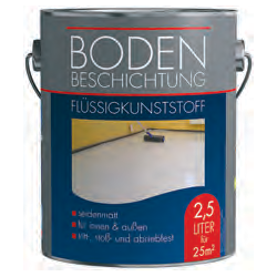 Boden- Flüssigkunststoff